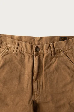 Pants<orSlow Dad's Fit Oxford Painter Pants - Brown