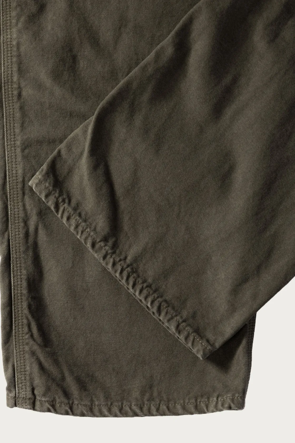 Pants<orSlow Dad's Fit Oxford Painter Pants - Army Green