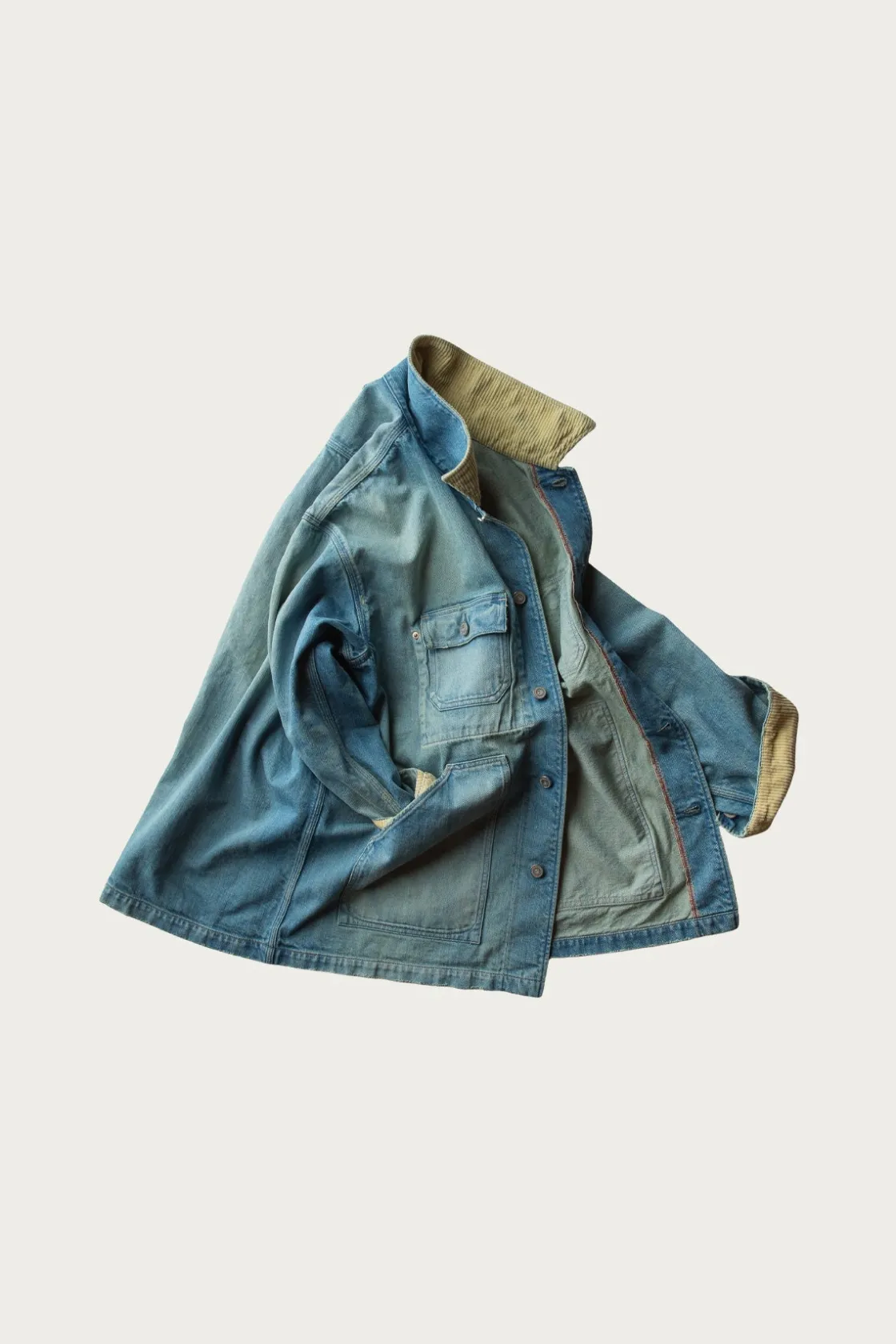Coats, Jackets, And Vests<Cottle Dear Denim Traveling Coverall - Light Indigo