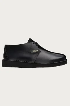 Footwear<Clarks Desert Trek - Black Smooth Leather