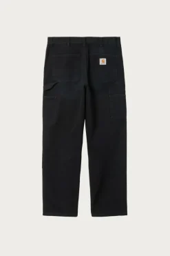 Pants<Carhartt Work In Progress Double Knee Pant - Black Stone Canvas