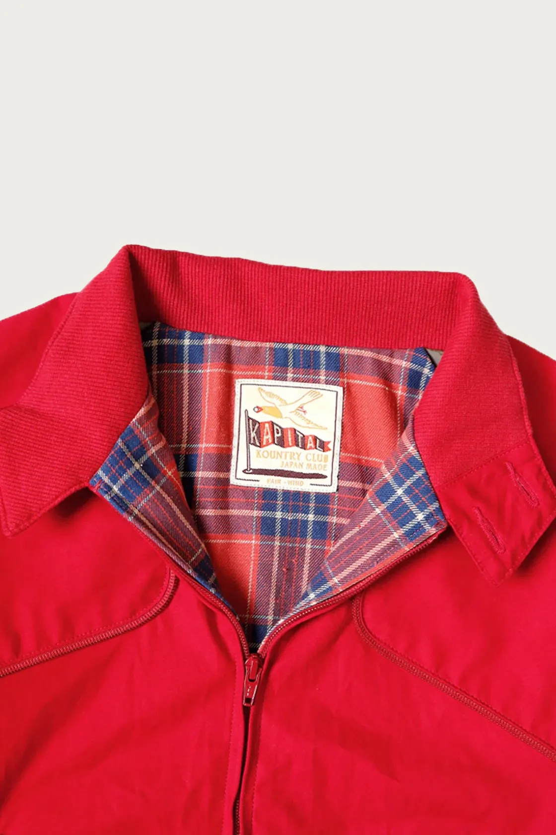 Coats, Jackets, And Vests<Kapital Dry Weather SHAM BOMBER Golf JKT - Red