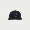 Accessories<Brain Dead Extended Strap 6 Panel Logohead Hat - Black