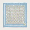 Accessories<Kapital Fastcolor Selvedge Bandanna (SKULL & FLOWER) - Sax