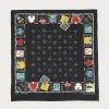 Accessories<Kapital Fastcolor Selvedge Bandanna (KACHINA & PECKISH RAINBOWY) - Black