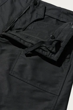 Pants<Engineered Garments Fatigue Pant - Black Cotton Double Cloth