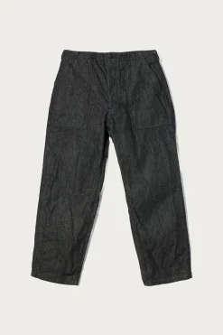 Pants<Engineered Garments Fatigue Pant - Black 14oz Cone Denim
