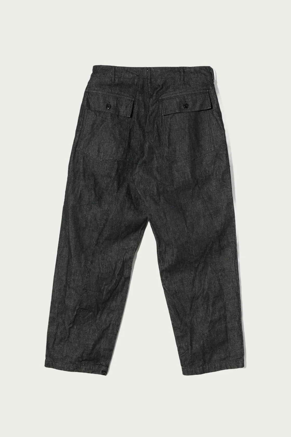 Pants<Engineered Garments Fatigue Pant - Black 14oz Cone Denim