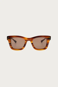 Eyewear|Accessories<Native Sons Eyewear Fitz - Red Earth/Chocolate Brown