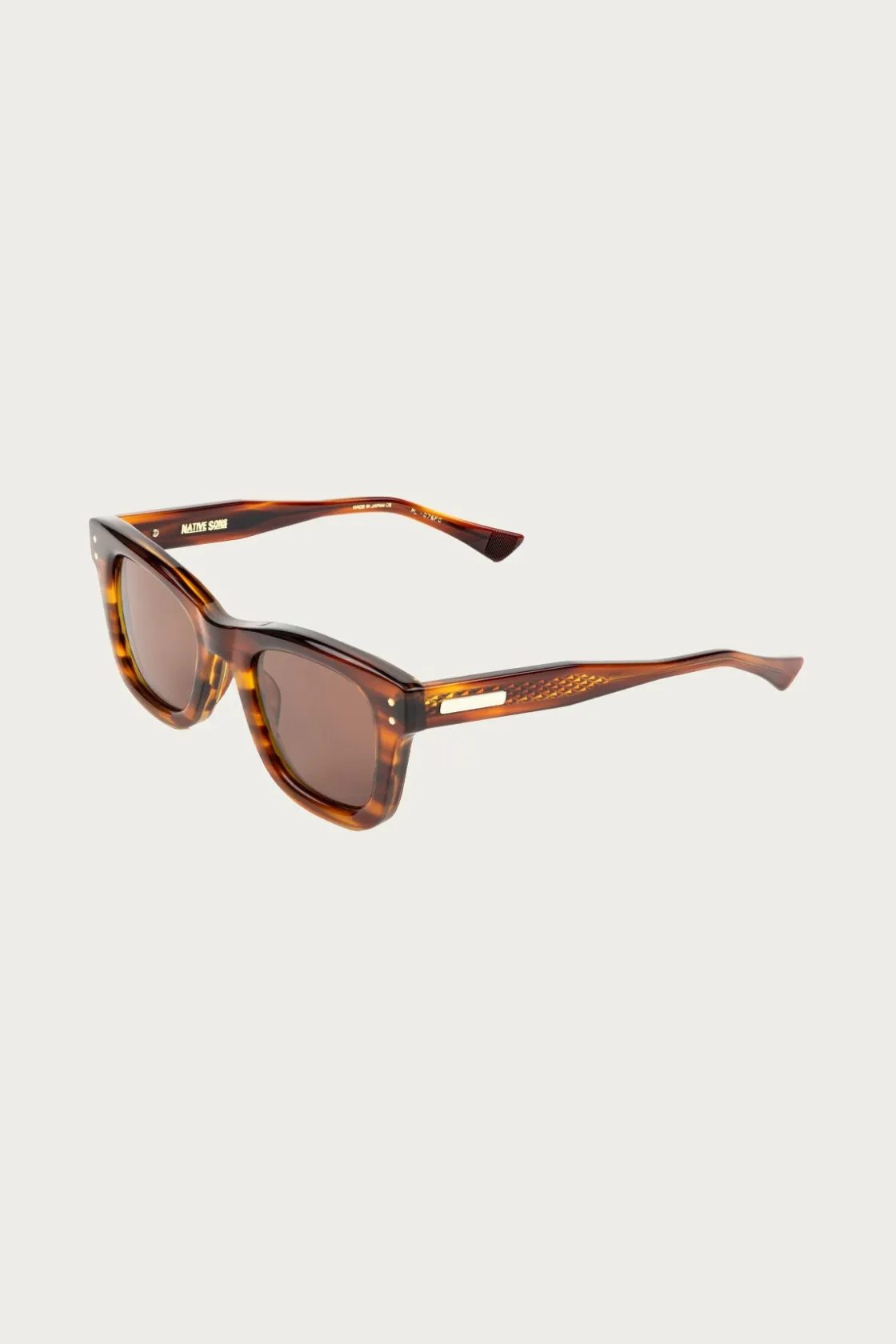 Eyewear|Accessories<Native Sons Eyewear Fitz - Red Earth/Chocolate Brown