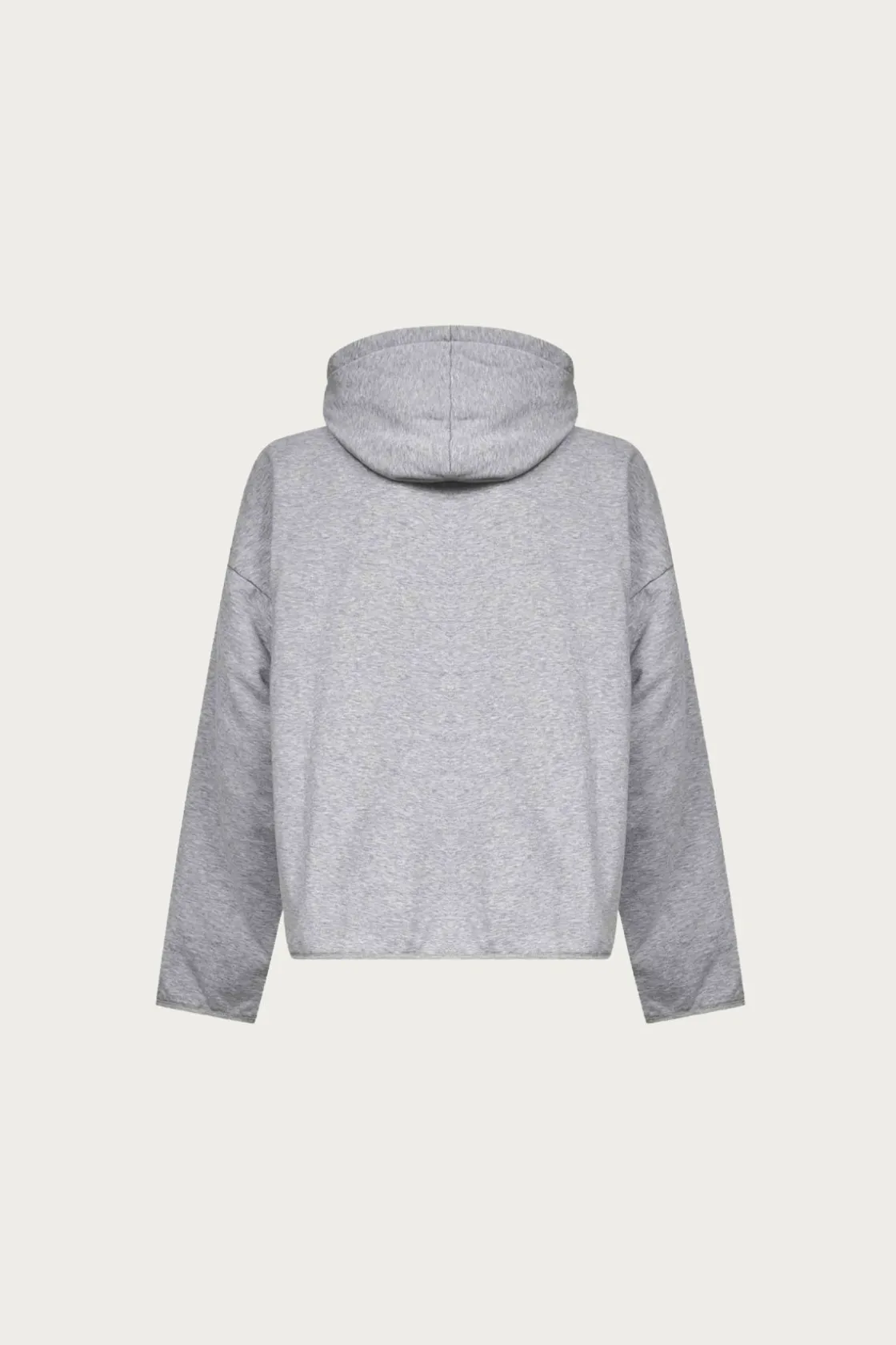 Tees And Sweats<MM6 Maison Margiela Flat Hem Hoodie - Heather Grey