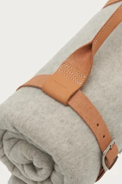 Homegoods<Hender Scheme Fleece Blanket L - Melange Grey