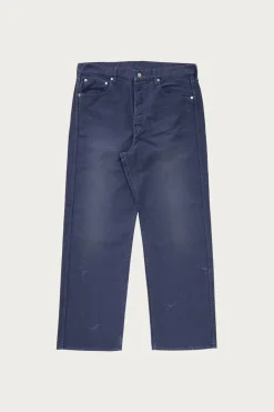 Pants<Visvim Fluxus 01 Wide G. Cords - Blue
