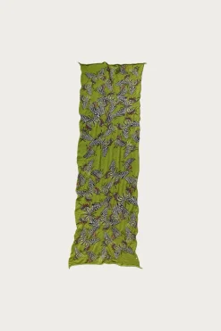 Accessories<Kapital Fulling Wool HAPPY Scarf BUTTERFLY - Green
