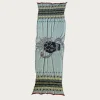 Accessories<Kapital Fulling Wool Scarf COPTIC SKULL - Green