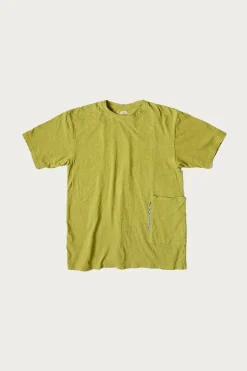 Tees And Sweats<Kapital Gauze Jersey BISCUIT Pocket T - Yellow Green