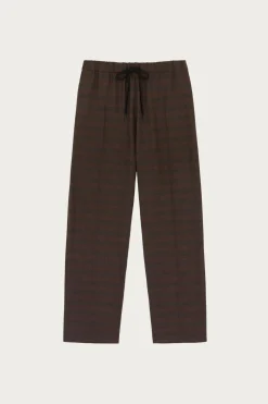 Pants<MM6 Maison Margiela Glen Plaid Easy Trousers - Brown/Black