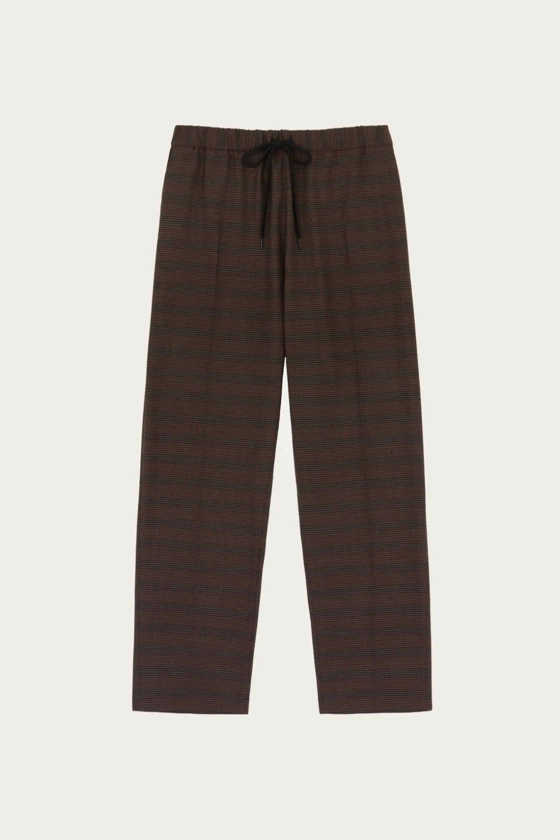 Pants<MM6 Maison Margiela Glen Plaid Easy Trousers - Brown/Black