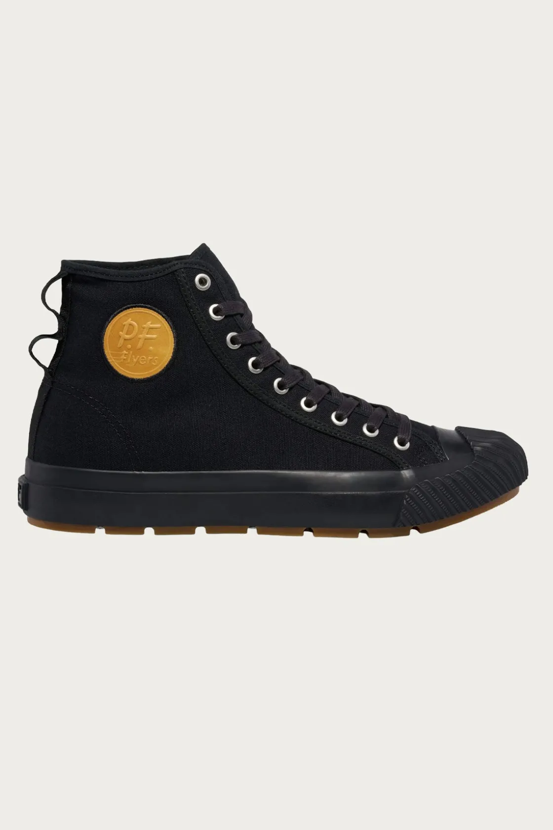Footwear<P.F. Flyers Grounder Hi - Black/Black