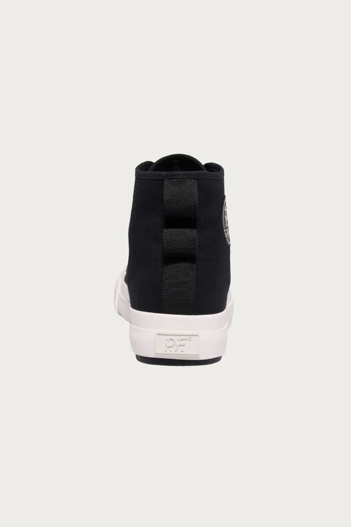 Footwear<P.F. Flyers Grounder Hi - Black/Sea Salt