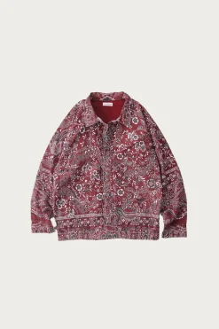 Coats, Jackets, And Vests<Niceness Gyan Bandana Trucker Jacket - Red