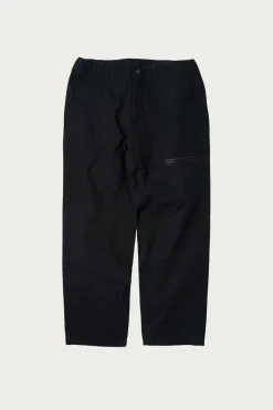 Pants<FrizmWORKS Heavy Canvas Destroyed Double Knee Pants - Black