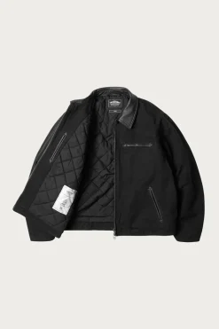 Coats, Jackets, And Vests<FrizmWORKS Heavy Canvas Destroyed Work Jacket - Black