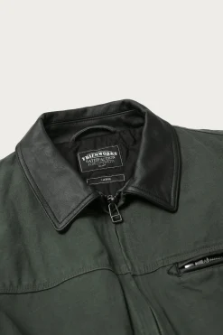 Coats, Jackets, And Vests<FrizmWORKS Heavy Canvas Destroyed Work Jacket - Olive