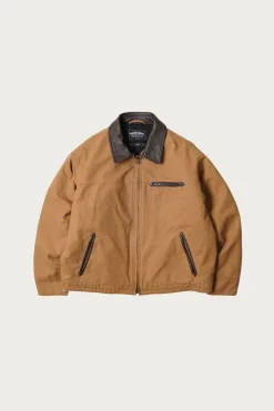 Coats, Jackets, And Vests<FrizmWORKS Heavy Canvas Destroyed Work Jacket - Tan