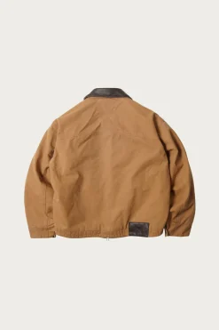 Coats, Jackets, And Vests<FrizmWORKS Heavy Canvas Destroyed Work Jacket - Tan