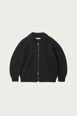 Sweaters<FrizmWORKS Heavy Cowichan Zipup Cardigan - Black