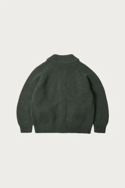 Sweaters<FrizmWORKS Heavy Cowichan Zipup Cardigan - Forest Green