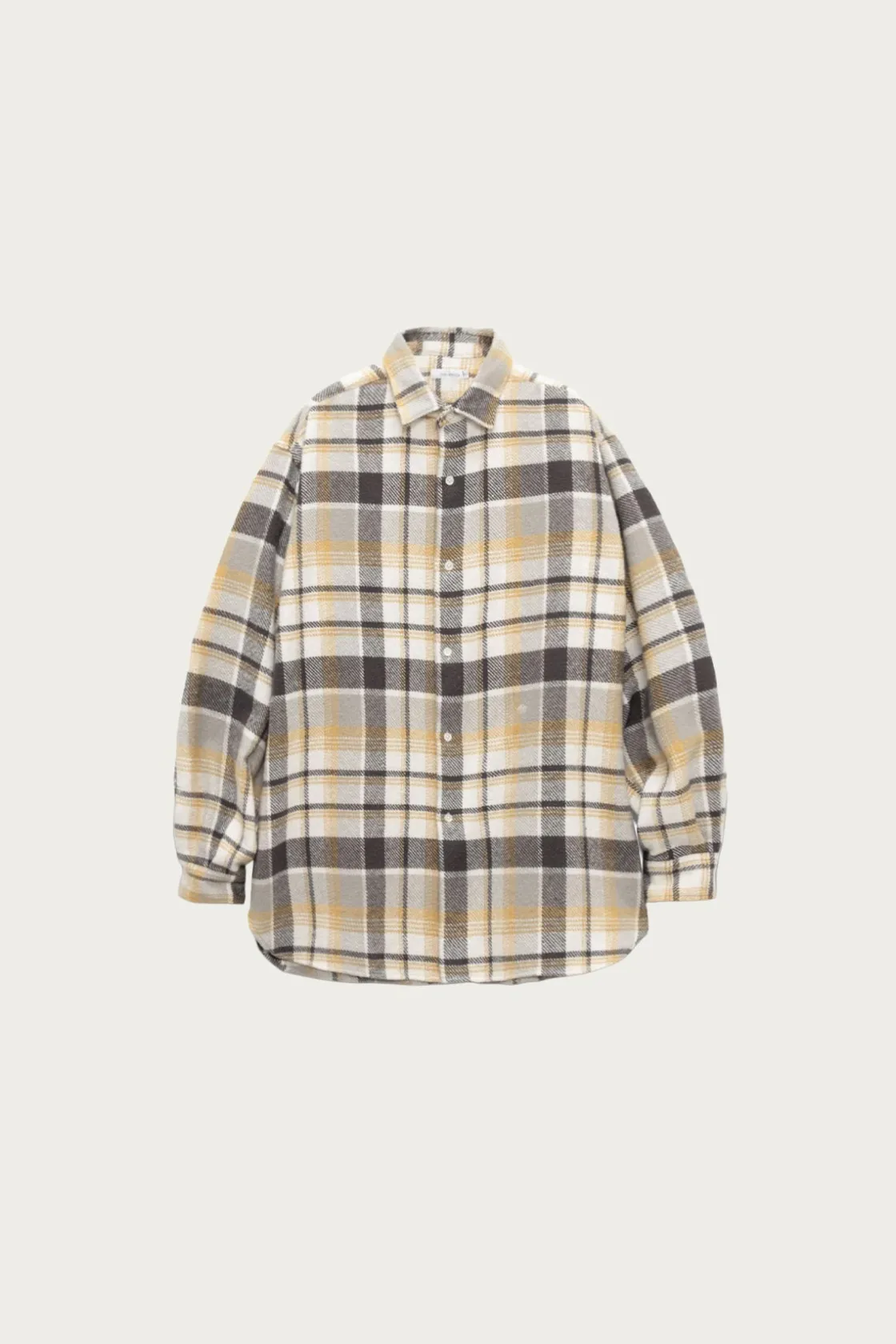 Shirts<nanamica Heavy Flannel Shirt - Grey