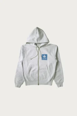 Tees And Sweats<Gramicci Hemp Zip Hooded Sweatshirt - Heather Ash