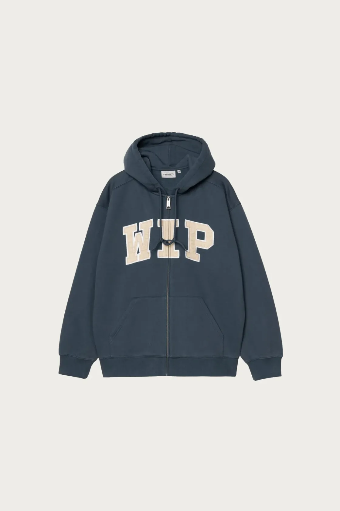 Tees And Sweats<Carhartt Work In Progress Hooded WIP Sweat Jacket - Dusky Blue Stone Washed