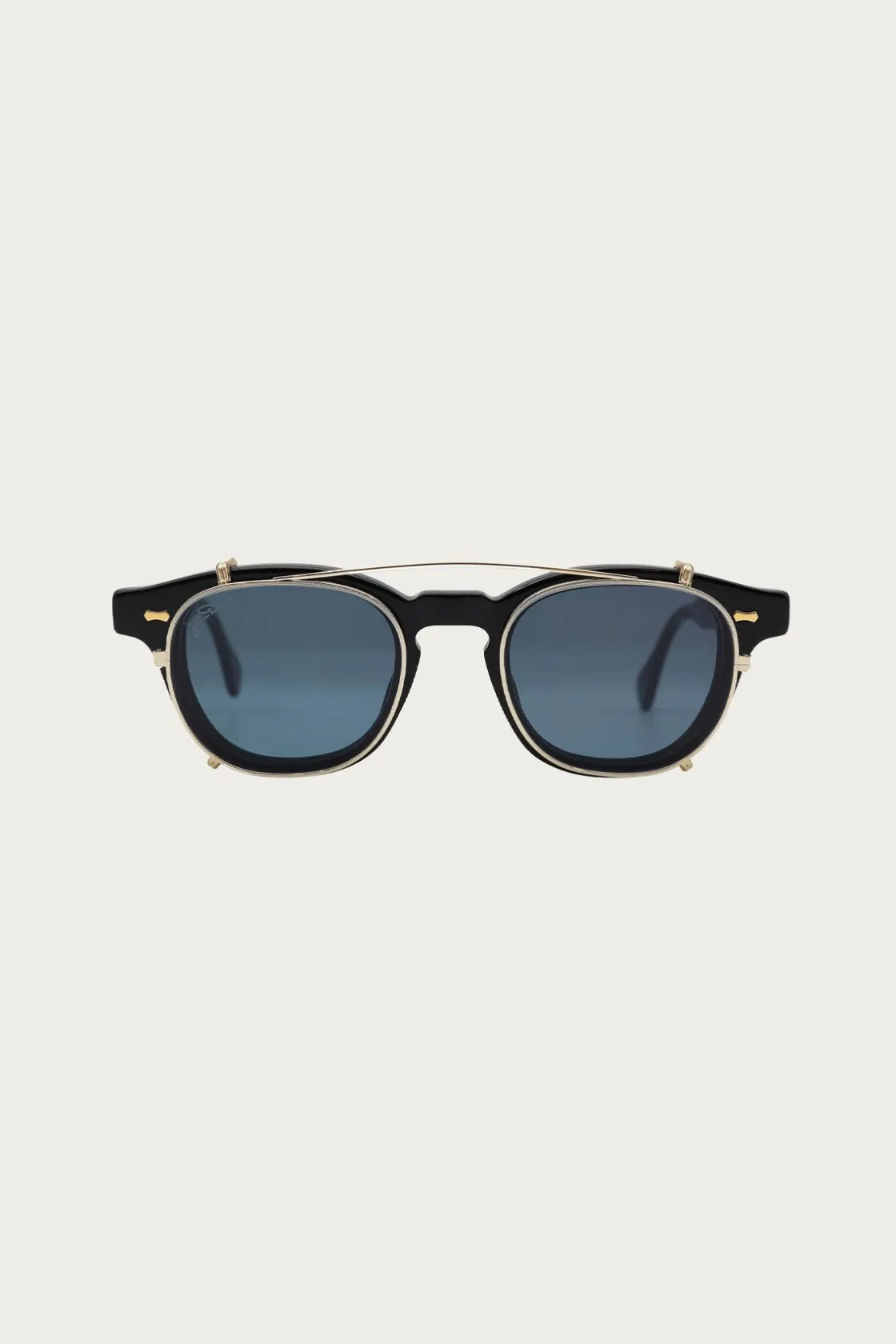 Eyewear|Accessories<Shady Character Eyewear James Dean Clip Set - Arnie - Black/Blue Clip