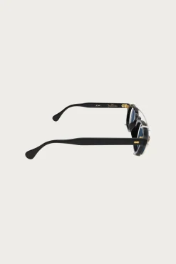 Eyewear|Accessories<Shady Character Eyewear James Dean Clip Set - Arnie - Black/Blue Clip