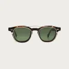 Eyewear|Accessories<Shady Character Eyewear James Dean Clip Set - Arnie - Indiana Brown/Green Clip