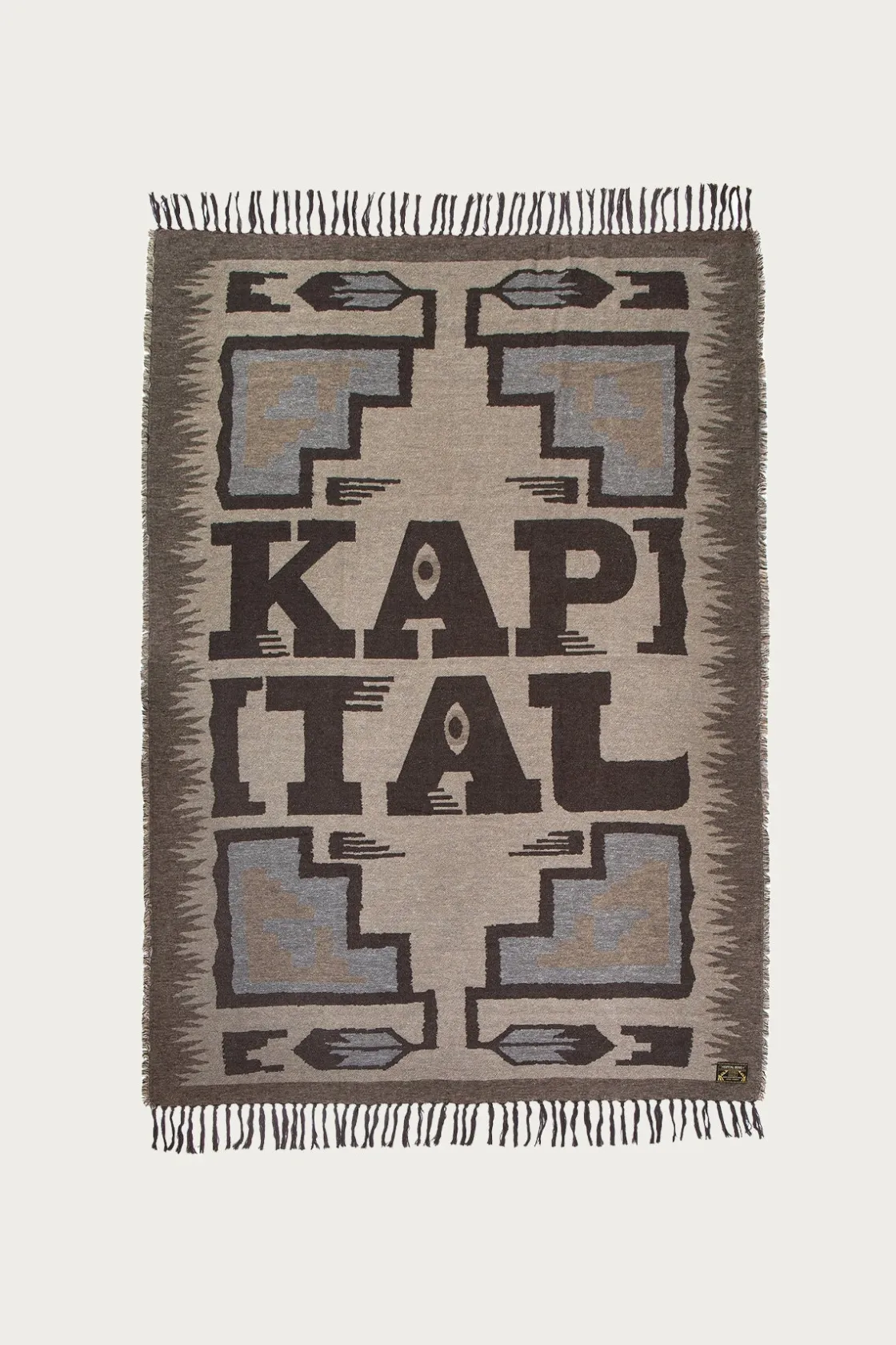 Accessories<Kapital SPEAKEASY Blanket - Brown