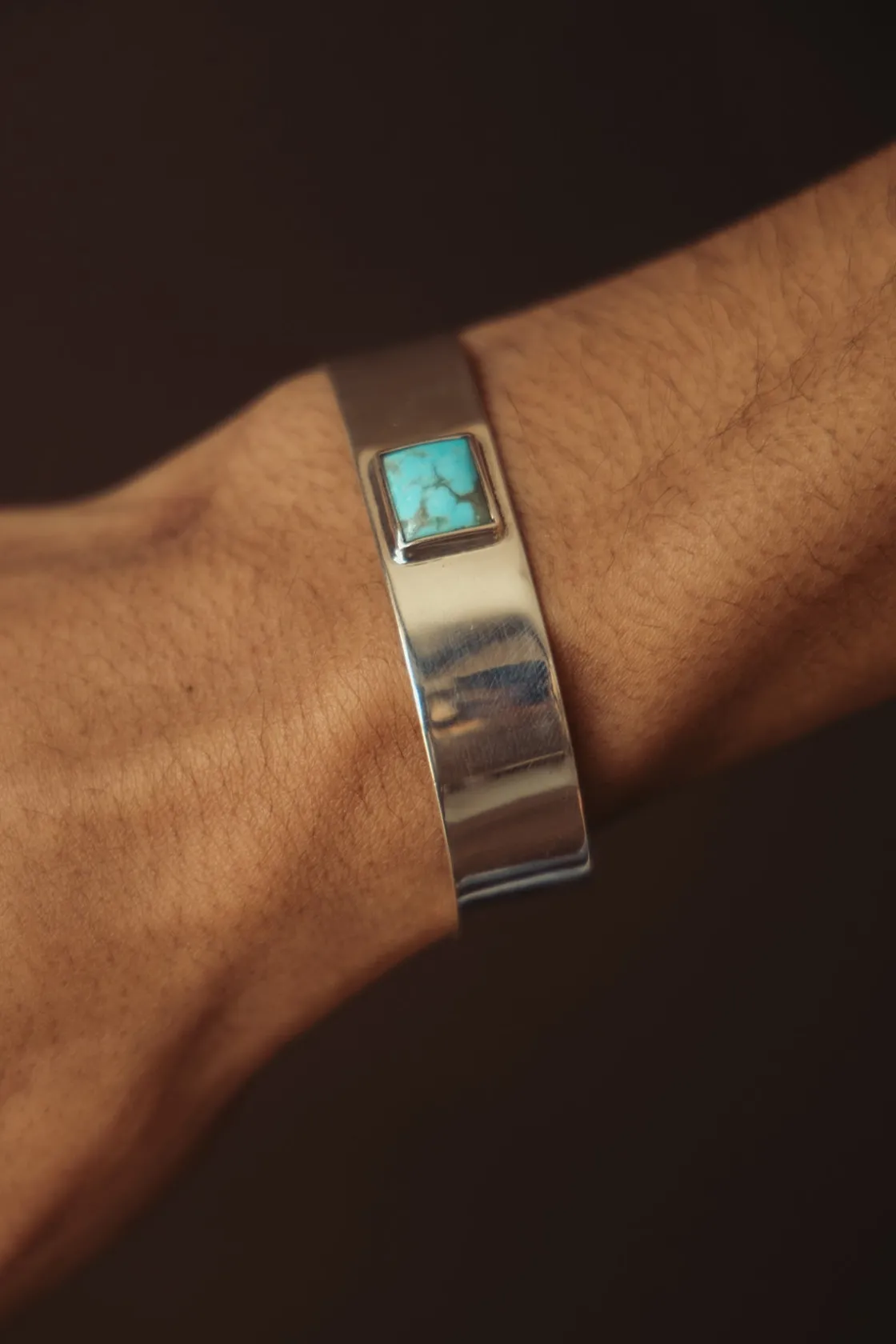 Accessories<North Works Large Turquoise Bangle