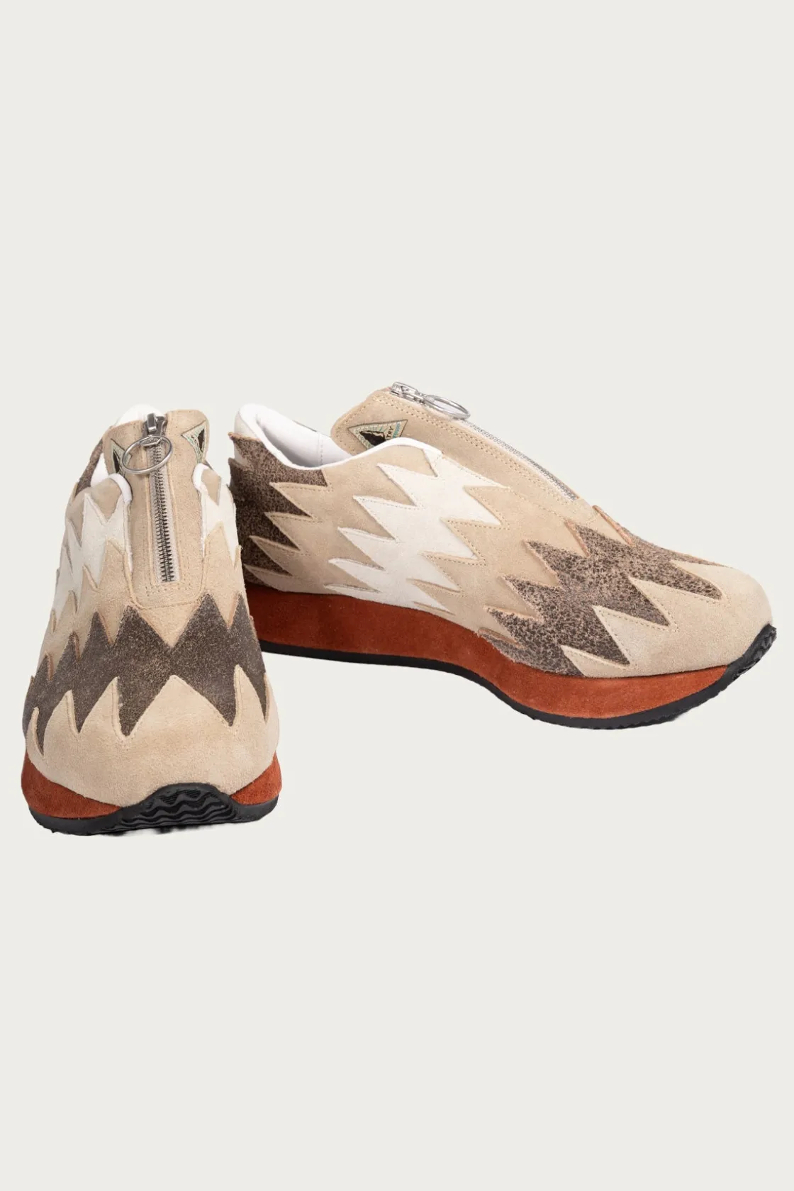 Footwear<Kapital Leather NAVAJO Spallow Sneaker - Beige
