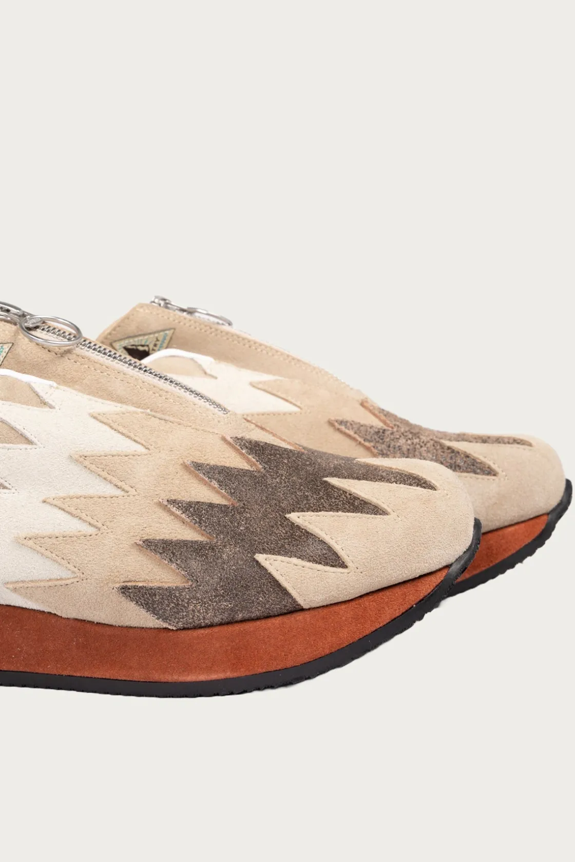 Footwear<Kapital Leather NAVAJO Spallow Sneaker - Beige