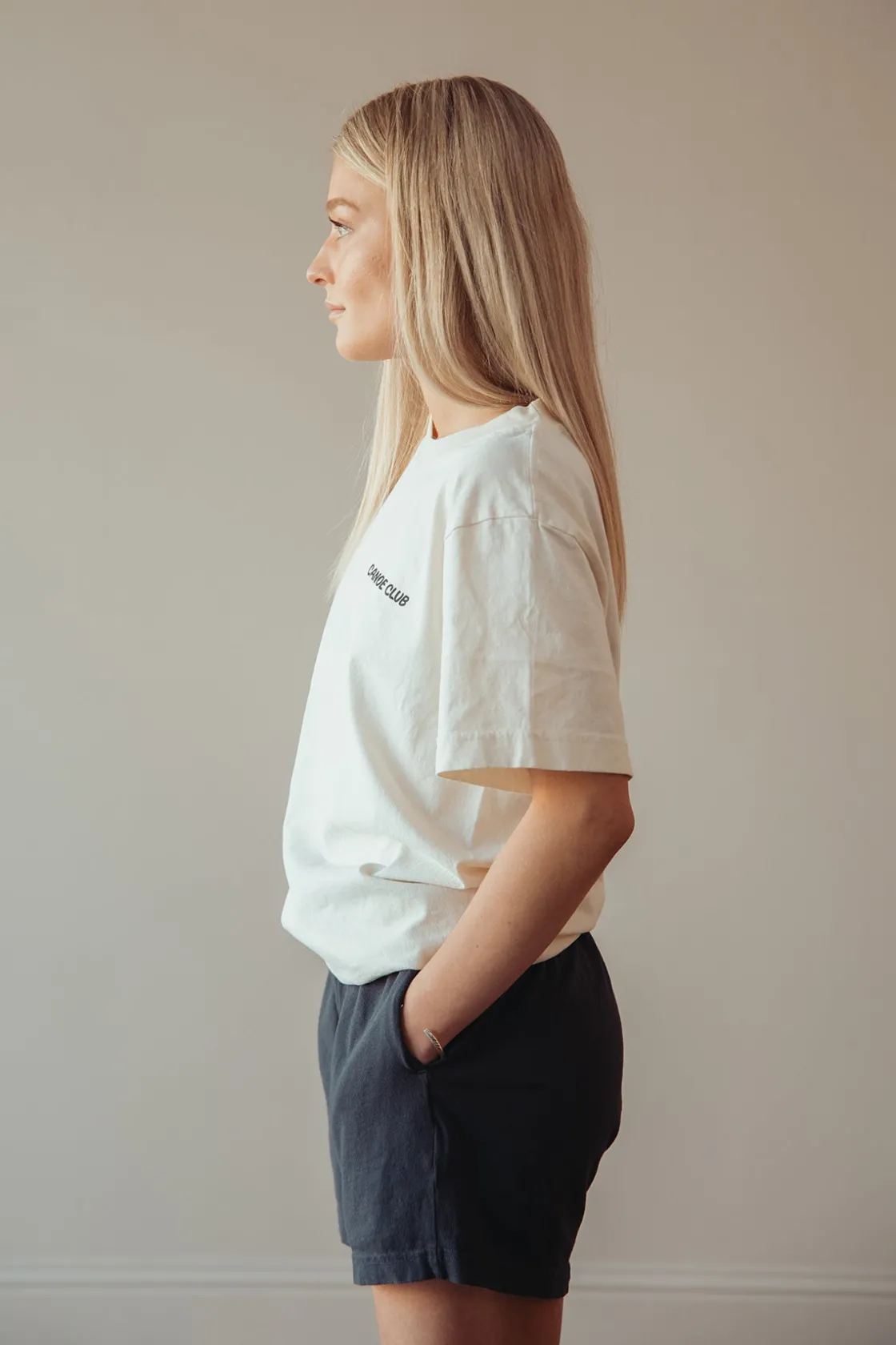 Tees And Sweats<Canoe Club Collaborations Logo Tee - Parchment