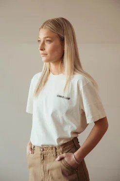 Tees And Sweats<Canoe Club Collaborations Logo Tee - Parchment