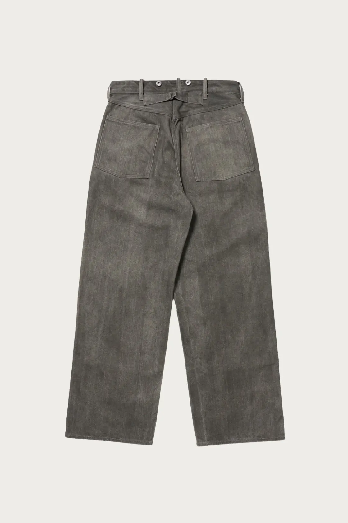 Denim<Taiga Takahashi Lot. 209 Buckle-Backed Trousers - Hand Drawn Sumi