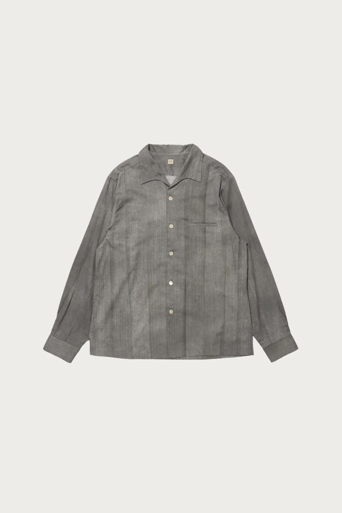 Shirts<Taiga Takahashi Lot. 108 50S Italian Collar Shirt - Hand Drawn Sumi
