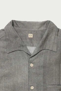 Shirts<Taiga Takahashi Lot. 108 50S Italian Collar Shirt - Hand Drawn Sumi