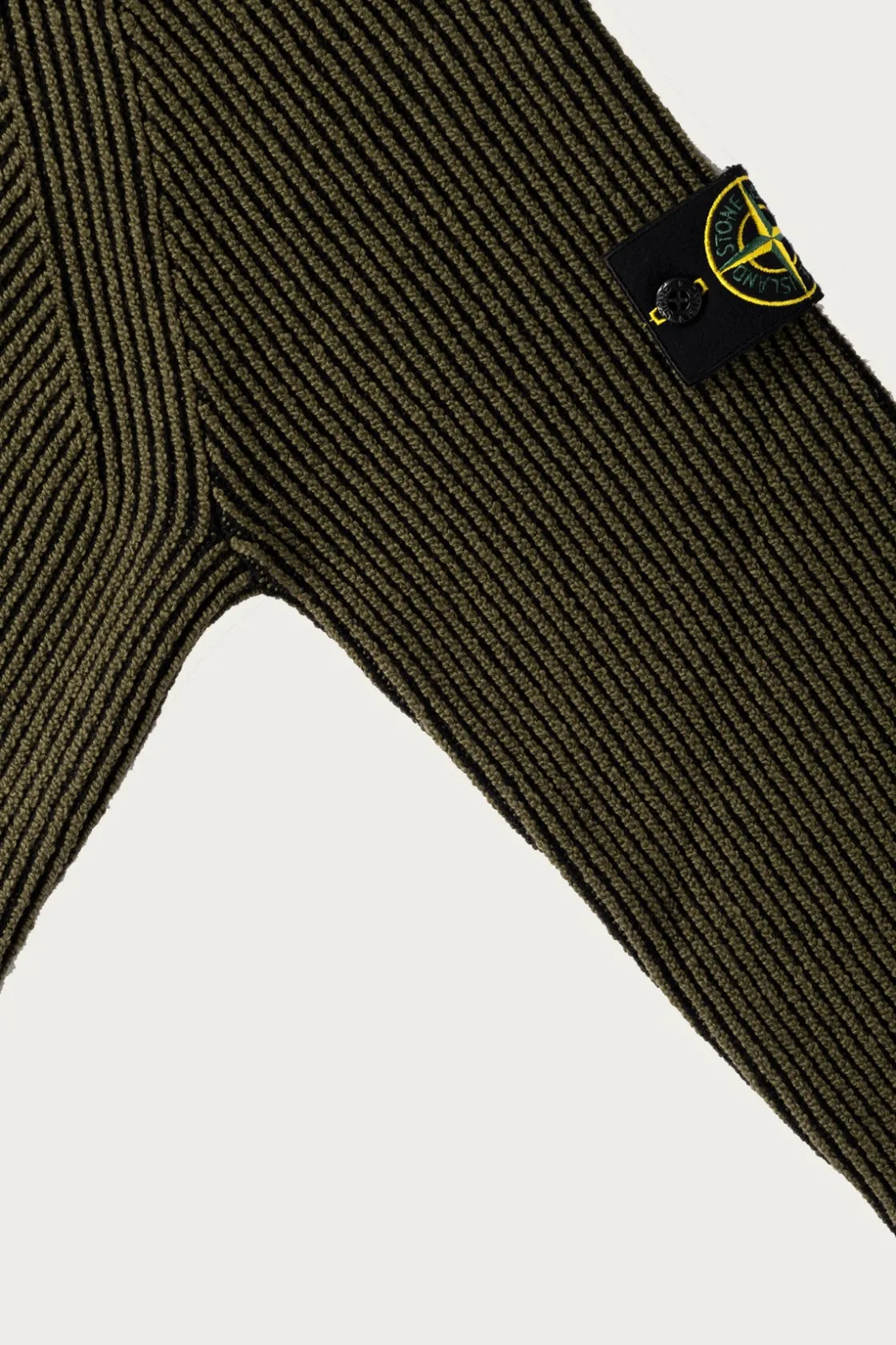 Shirts<Stone Island LS Polo - Military Green