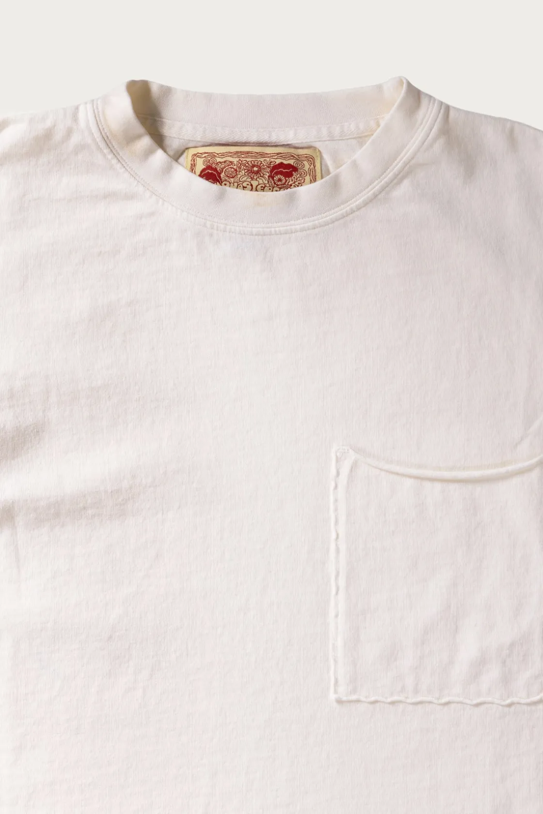 Tees And Sweats<Monostereo LS Raw Hem Tee - Cloud