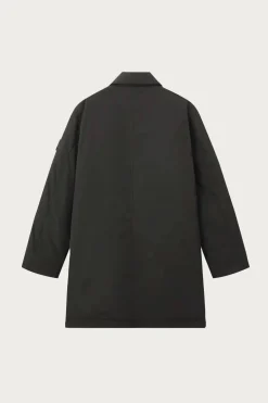 Coats, Jackets, And Vests<Stone Island Microtwill Long Coat - Lead Grey